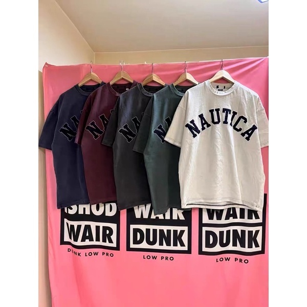 做舊水洗質感爆表❗️NAUTICA長谷川水洗做舊重磅刺繡口袋 短袖 T恤 短袖 短T