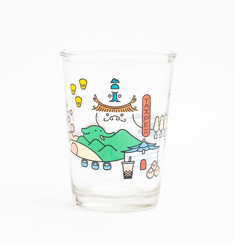 來好】TAIWAN CITYシリーズ - ビールグラス|來好 台湾雑貨店