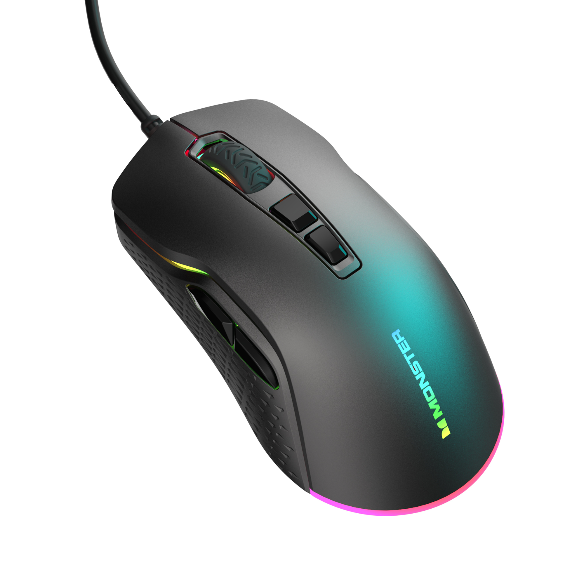 Monster Airmars KMH5 RGB USB 有線專業電競滑鼠