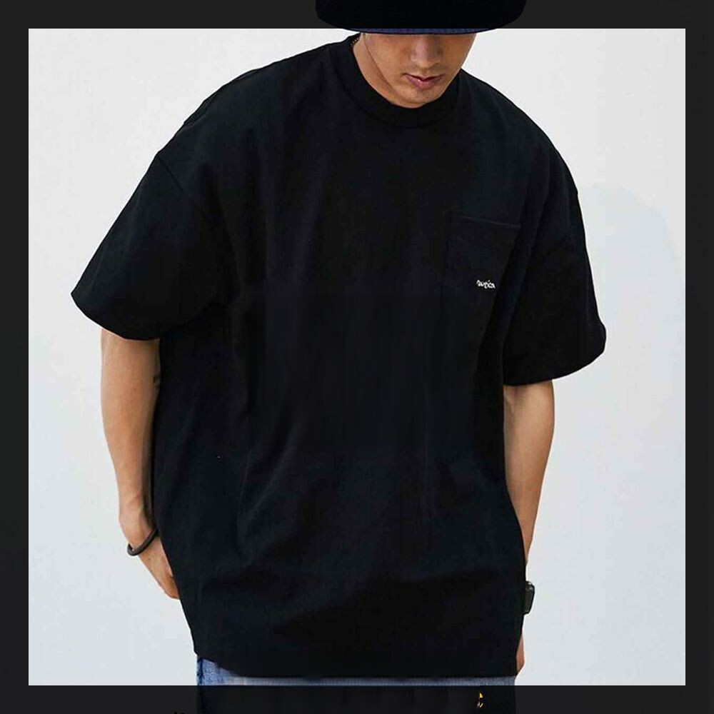 最新❤️NAUTICA短袖 natuica小字母簡約口袋款nautica長谷川刺繡短袖T恤 短袖