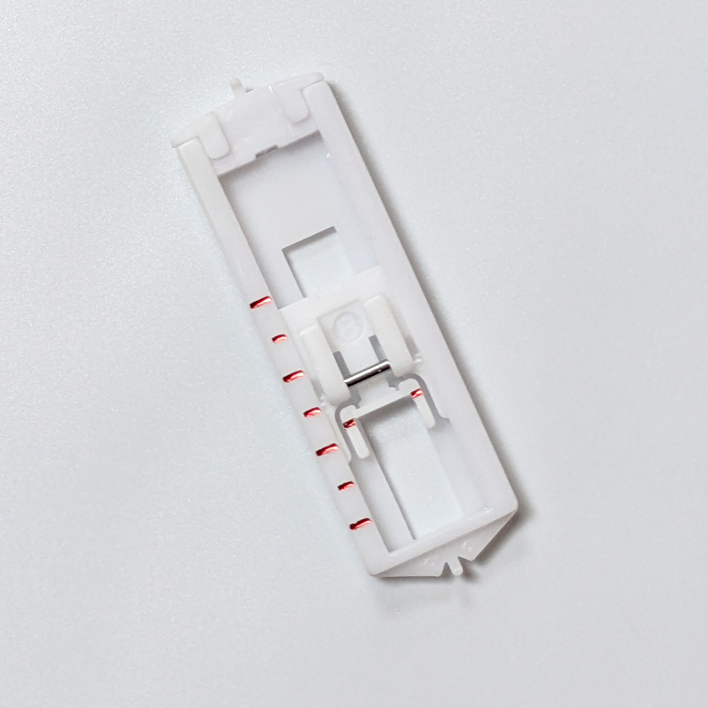 四步驟開扣眼壓腳