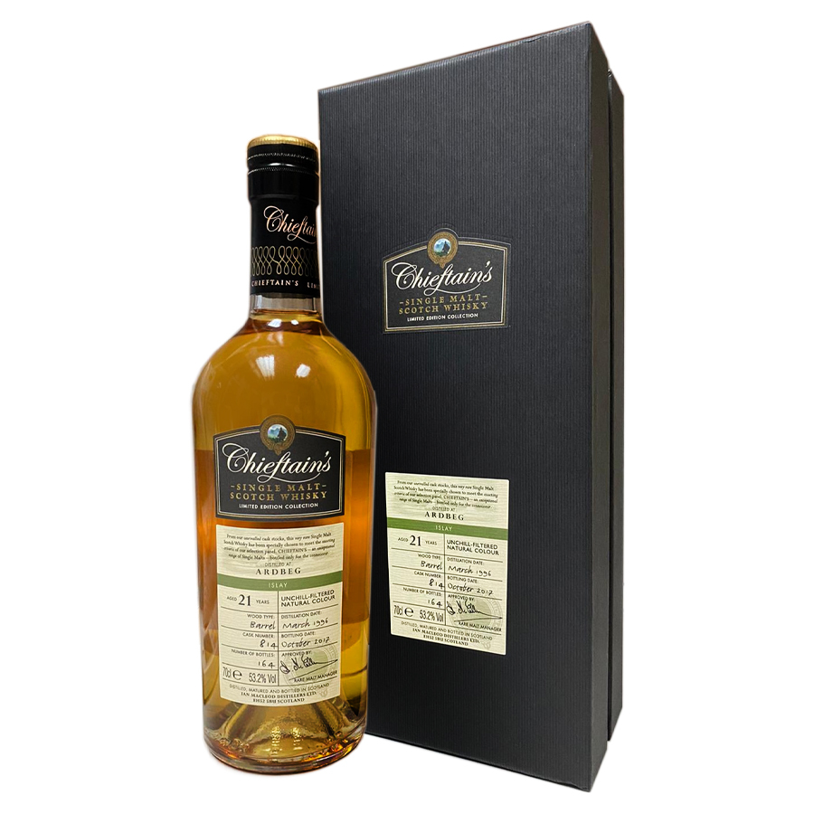 Ardbeg 1996-2017 21 Years Chieftain's Limited Edition Collection Barrel #814 53.2% (Ian Macleod)