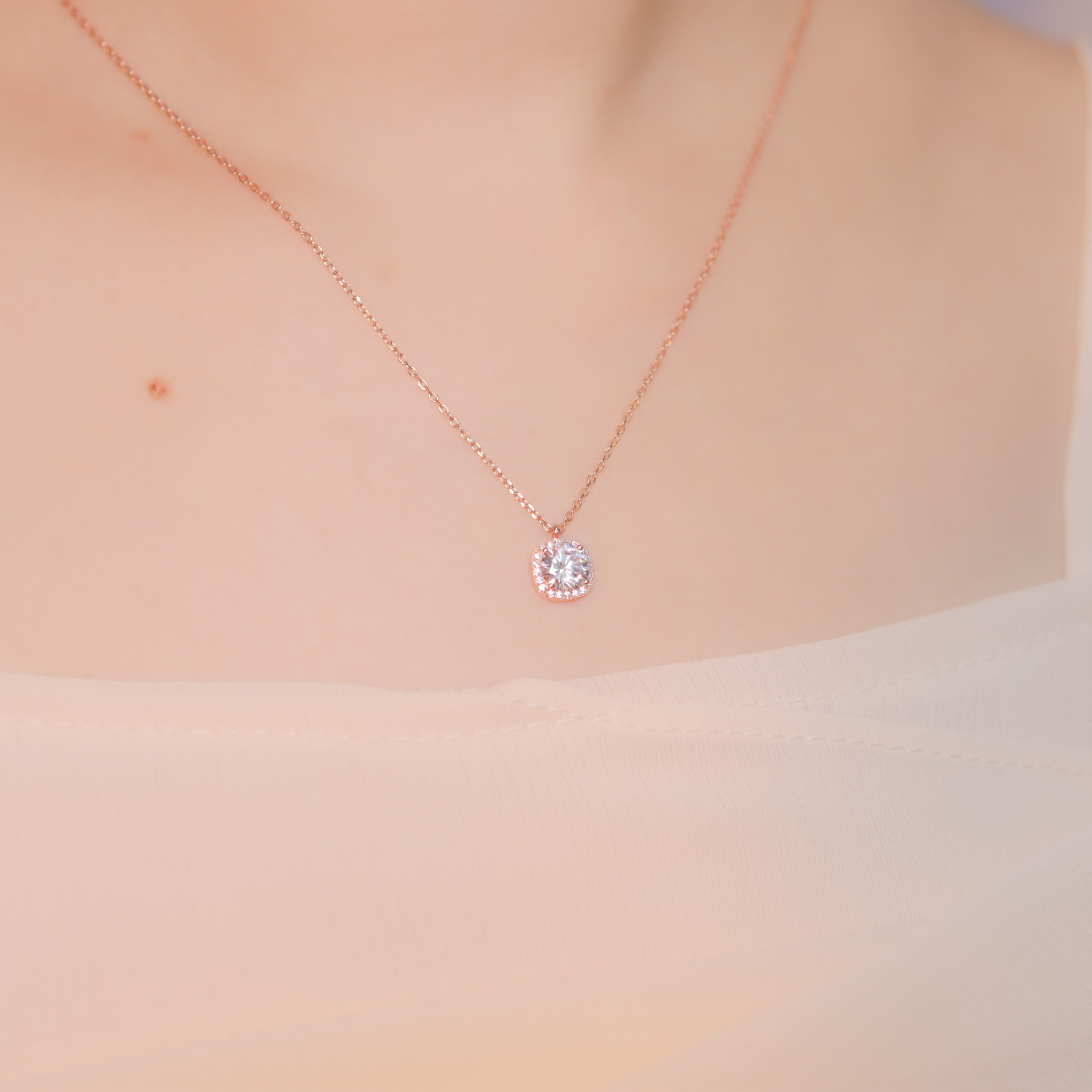 | 925純銀・白金・玫瑰金 | 關於永恆項鍊  (銀/玫瑰金) | NE0815 |