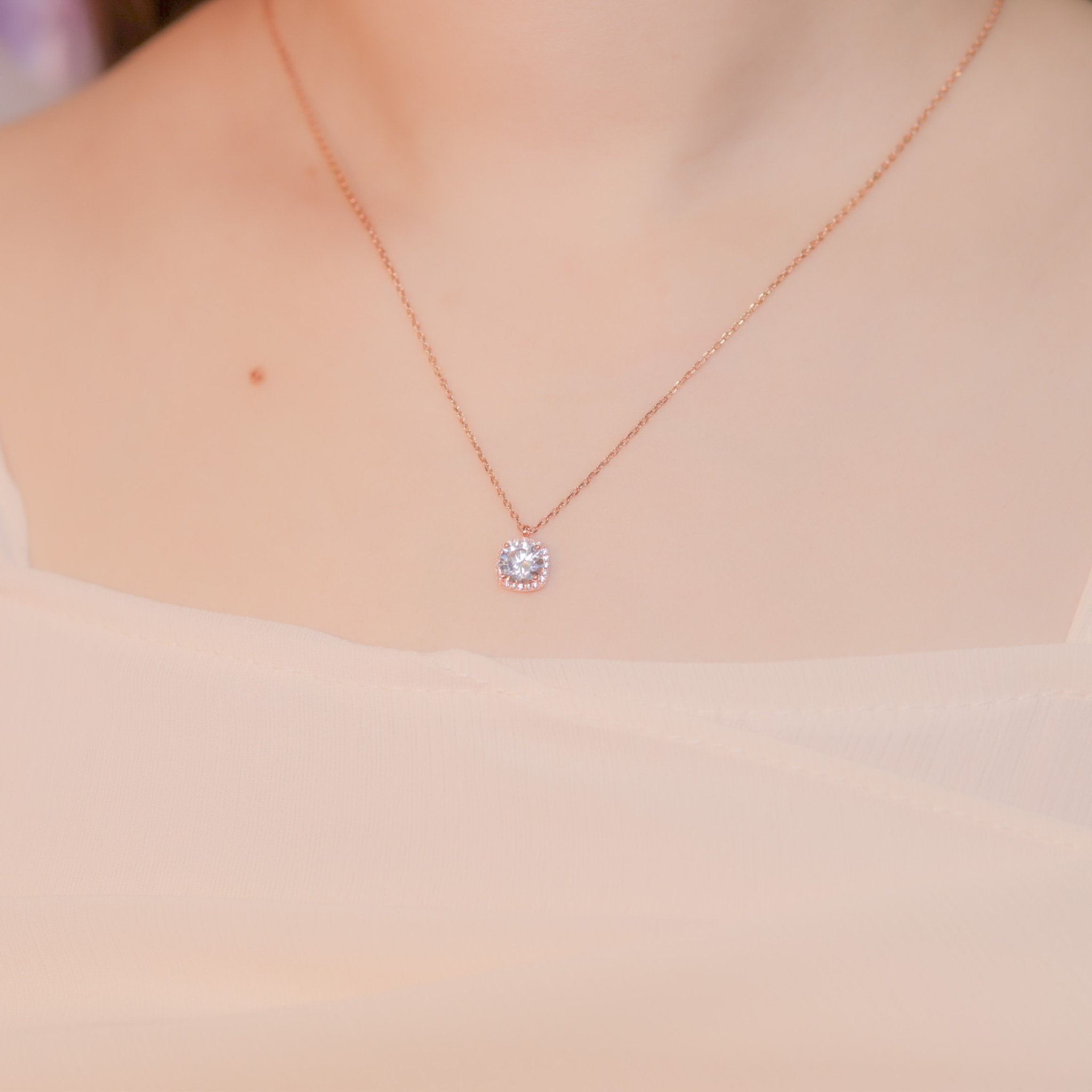 | 925純銀・白金・玫瑰金 | 關於永恆項鍊  (銀/玫瑰金) | NE0815 |