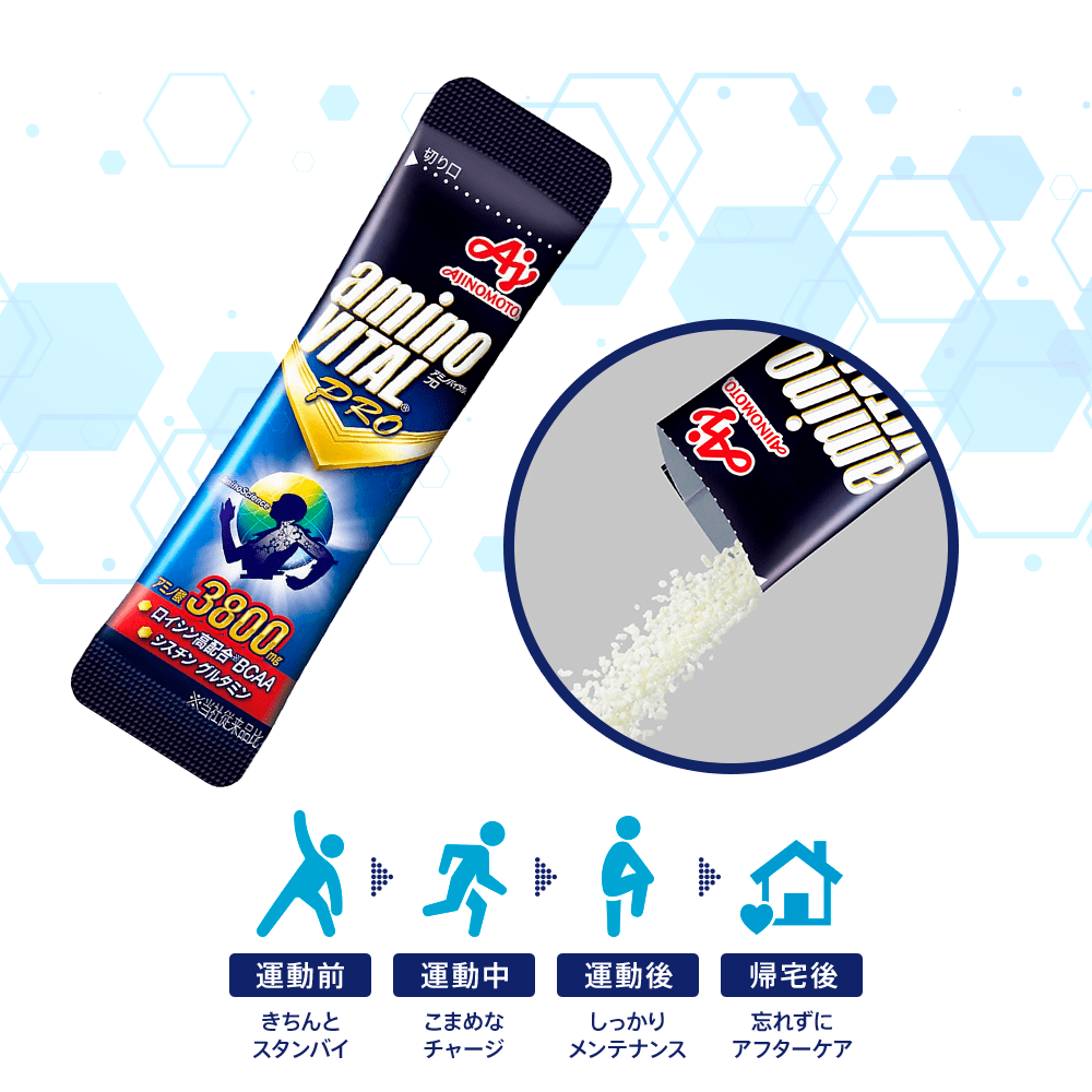 日本味之素aminoVITAL® PRO 專業級胺基酸 4.4公克x30小包