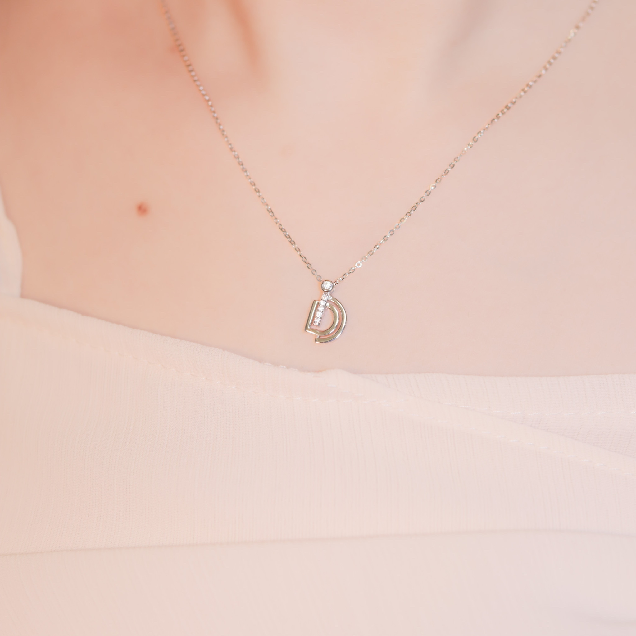 | 925 Silver・White Gold・Rose Gold | Voice Of Happiness Necklace（Silver / Rose Gold） | NE0688 |