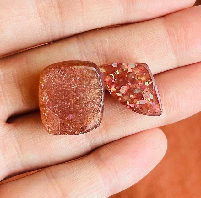 [原石] 金太陽石 水晶墜面