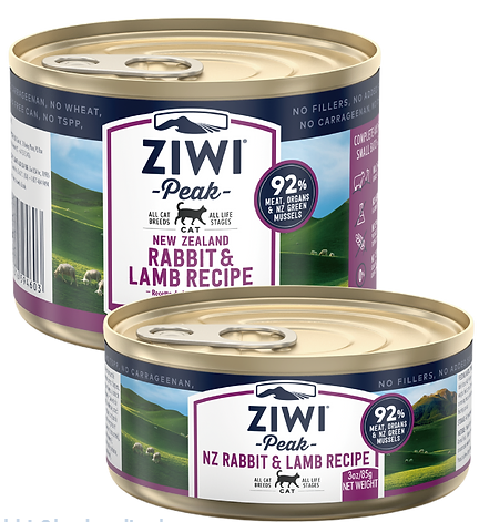 ZiwiPeak貓罐頭 兔肉及羊肉配方