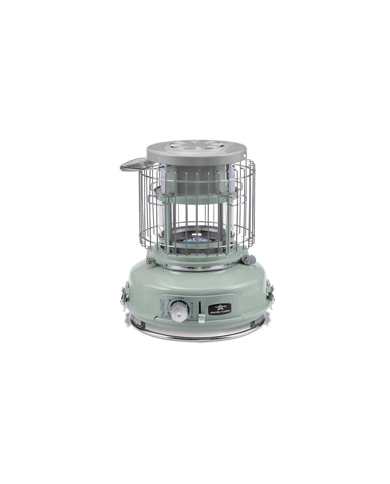 日本千石阿拉丁 卡式瓦斯暖爐 (玻璃觀賞版)｜單次租借｜露營・車泊・戶外取暖首選