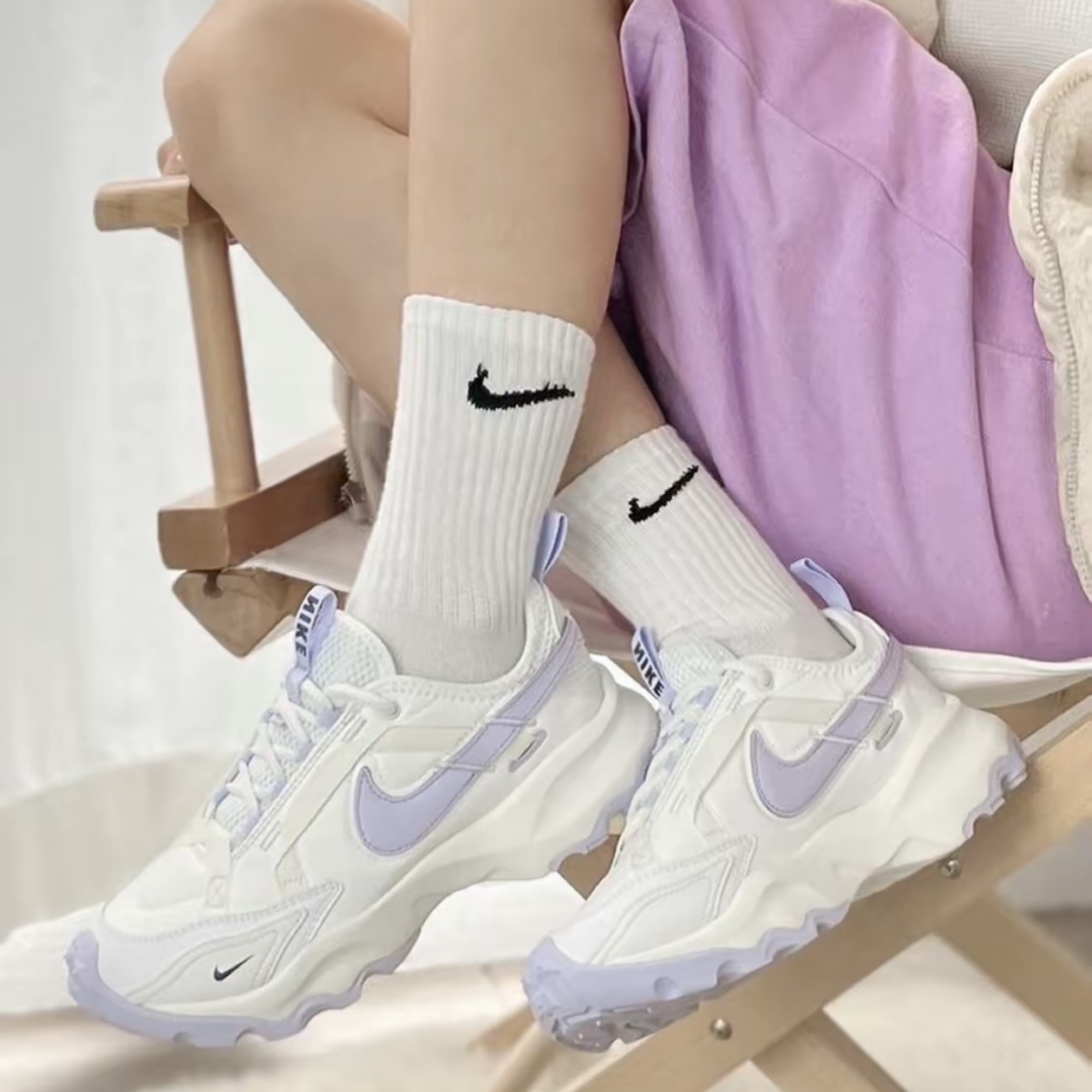 Wmns TC 7900 Premium 'Summit White Oxygen Purple' FD0385-121【現貨商品】