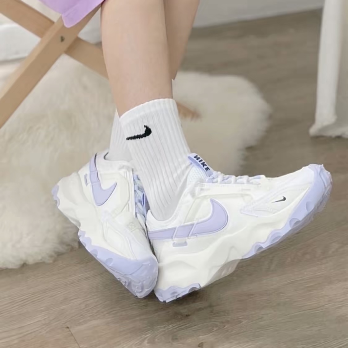 Wmns TC 7900 Premium 'Summit White Oxygen Purple' FD0385-121【現貨商品】