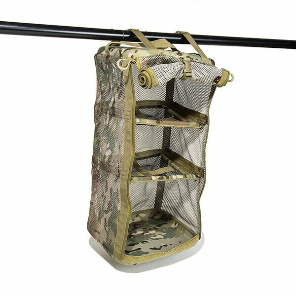 Oregonian Camper Portable Camp Shelf 可收納吊掛網籃組 - 狼棕