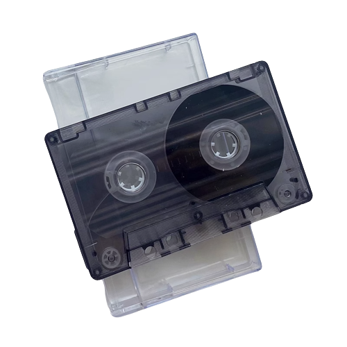 多色與透明空白錄音卡帶 / 附透明外盒 Blank Cassette