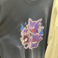 [S] ADLV POKEMON PHANTOM EVOLUTION SHORT SLEEVE T-SHIRT,NAVY, ADLV23SS-SSPKGG-NVY (SAV189)