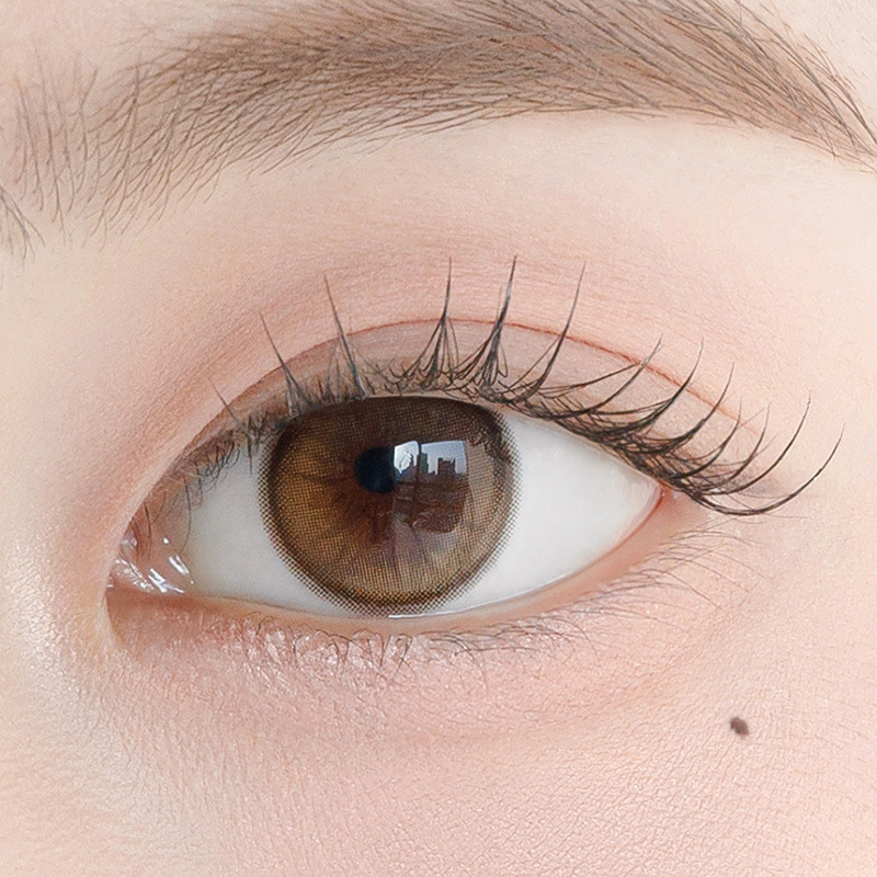 [預訂月拋]  CHUU LENS DAISY SHOWER 1 Month Pure Brown 月拋隱形眼鏡｜每盒2片