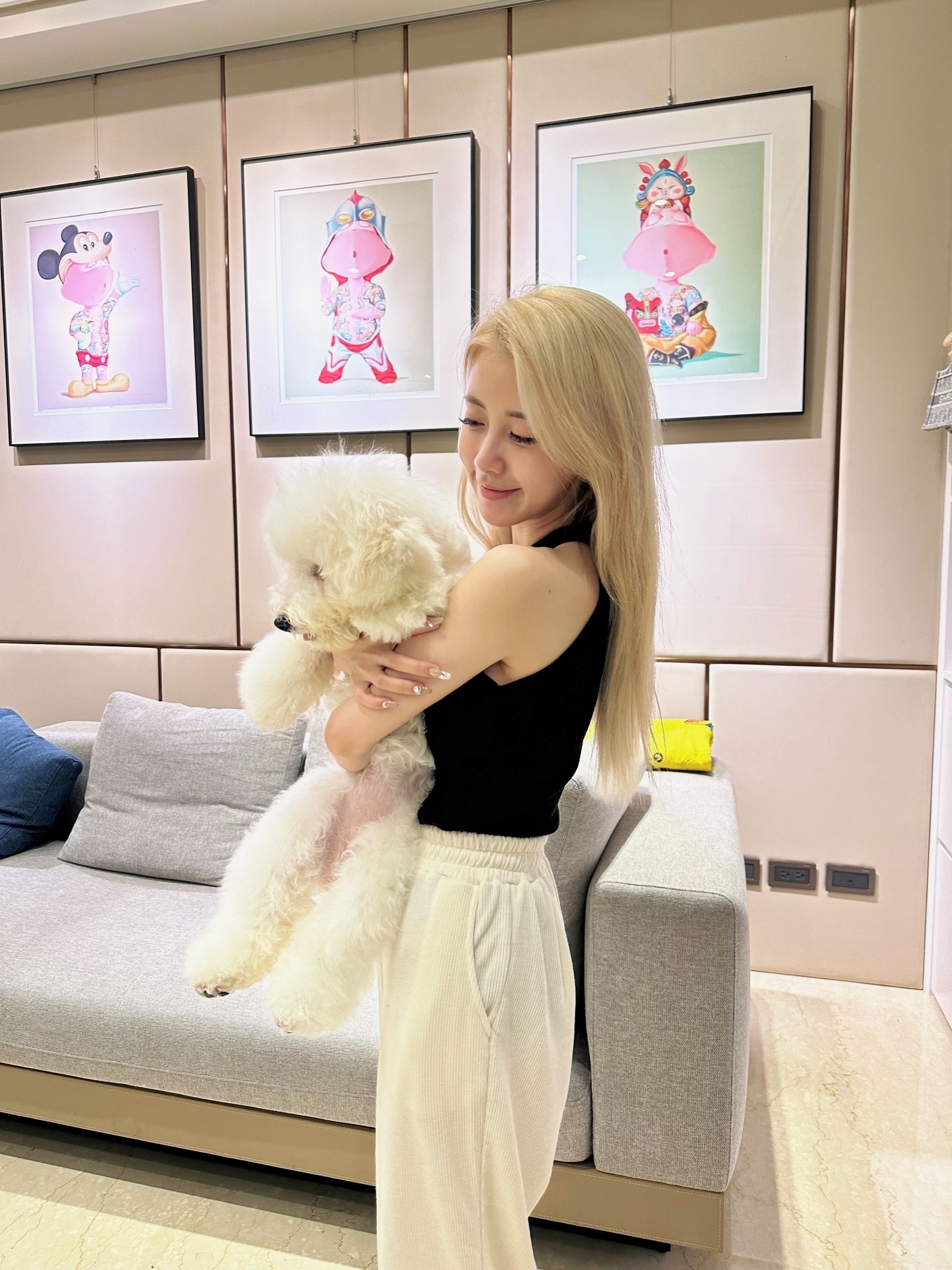 正韓多巴胺削肩背心