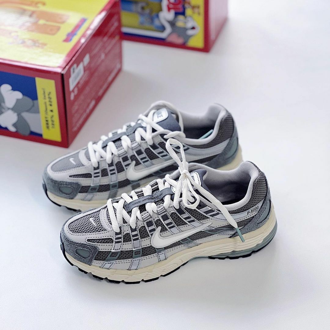 Nike P-6000 礦石灰 灰藍 奶油底 復古 慢跑鞋 FN7509-029