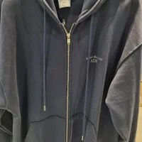 [S] ADLV BASIC LOGO SEASON 2 HOODIE ZIP UP,NAVY, ADLV23SS-ZPLBSN-NVY (SAV204)