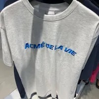 [S] ADLV SIGNATURE COLOR LOGO SHORT SLEEVE T-SHIRT,MELANGE, ADLV23SS-SSLSPT-MEL (SAV209)