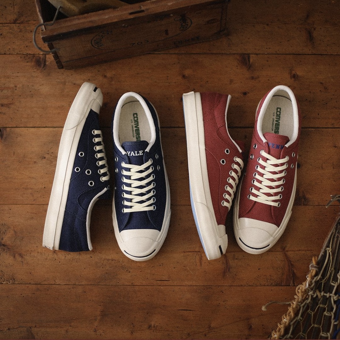 converse JACK PURCELL 學院風開口笑