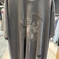 [S] ADLV POKEMON FAIRI EVOLUTION PIGMENT SHORT SLEEVE T-SHIRT,CHARCOAL, ADLV23SS-SSPKCM-CHA (SAV220)