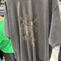 [S] ADLV POKEMON KKOBUGI EVOLUTION PIGMENT SHORT SLEEVE T-SHIRT,CHARCOAL, ADLV23SS-SSPKSQ-CHA [FINAL SALE] (SAV222)