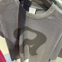 [S] ADLV A STENCIL LOGO SHORT SLEEVE T-SHIRT,CHARCOAL, ADLV23SS-SSLASL-CHA (SAV232)