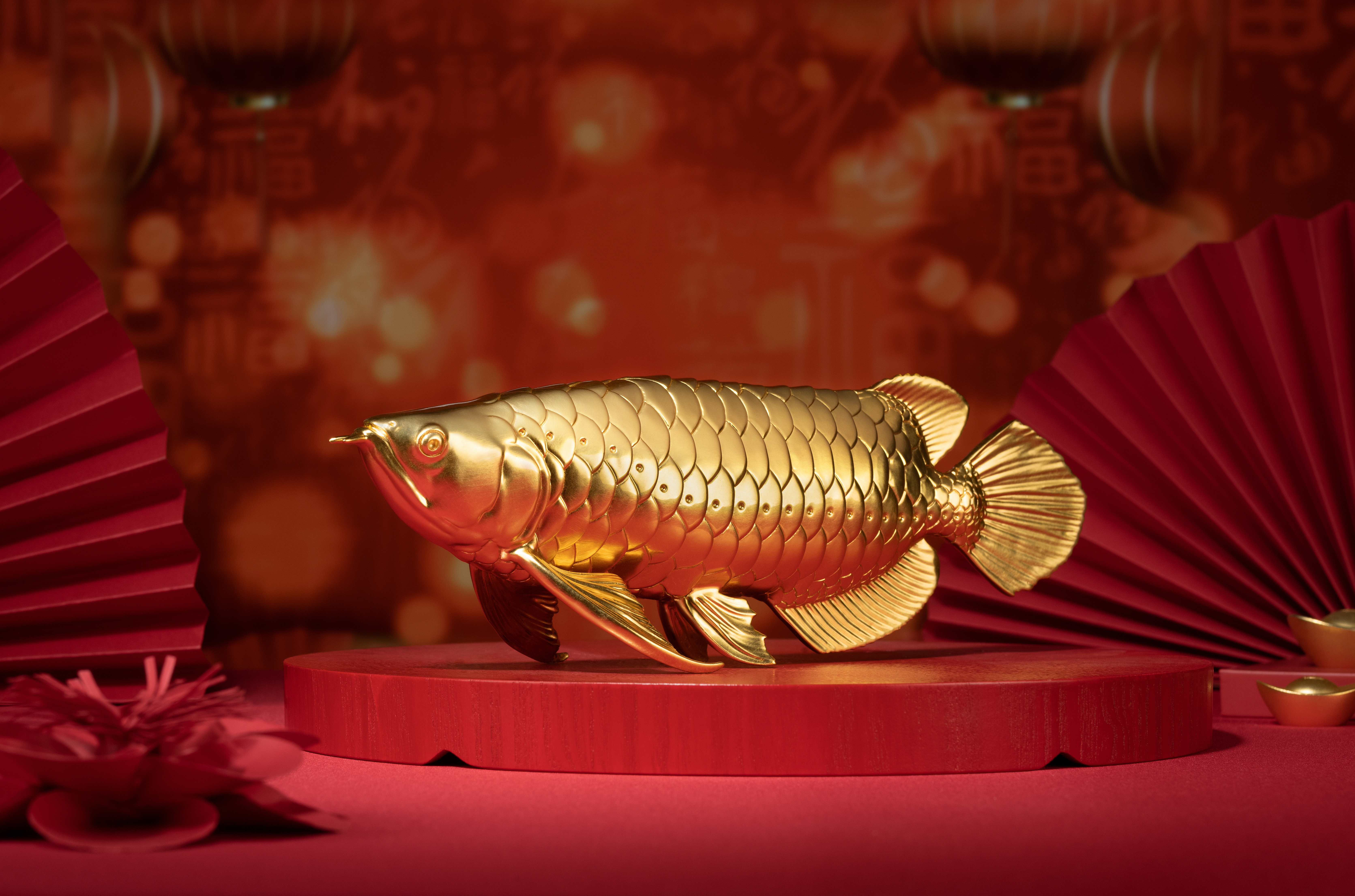 金魚置物 金魚銅像 銅雕ティーポット 金属工芸品 金龍魚