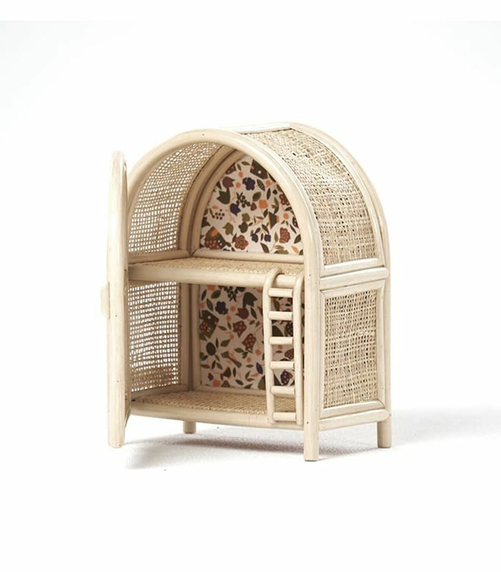 【 ouRattan 窩籐】雙層藤編迷你櫃