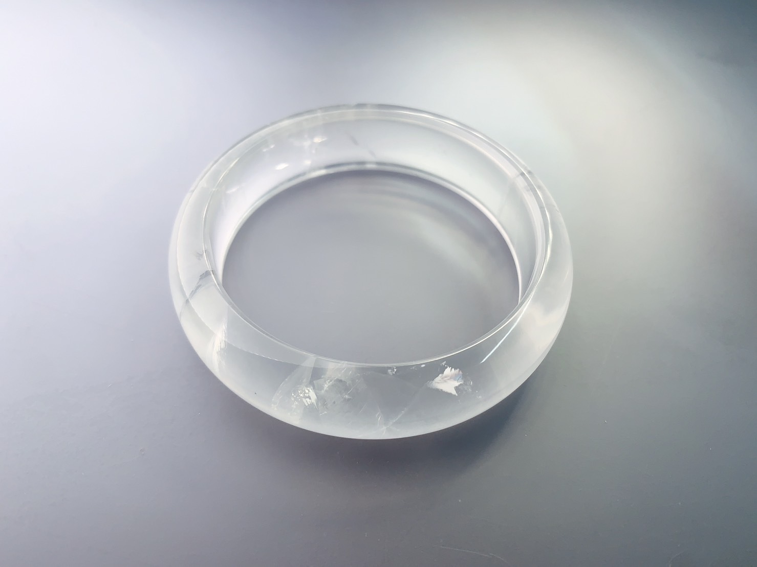 冰沁白淨丨白水晶手鐲