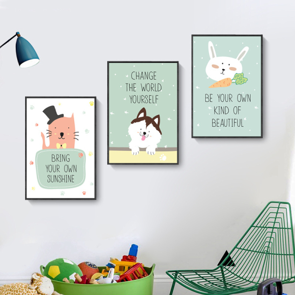 順應自我無框掛畫