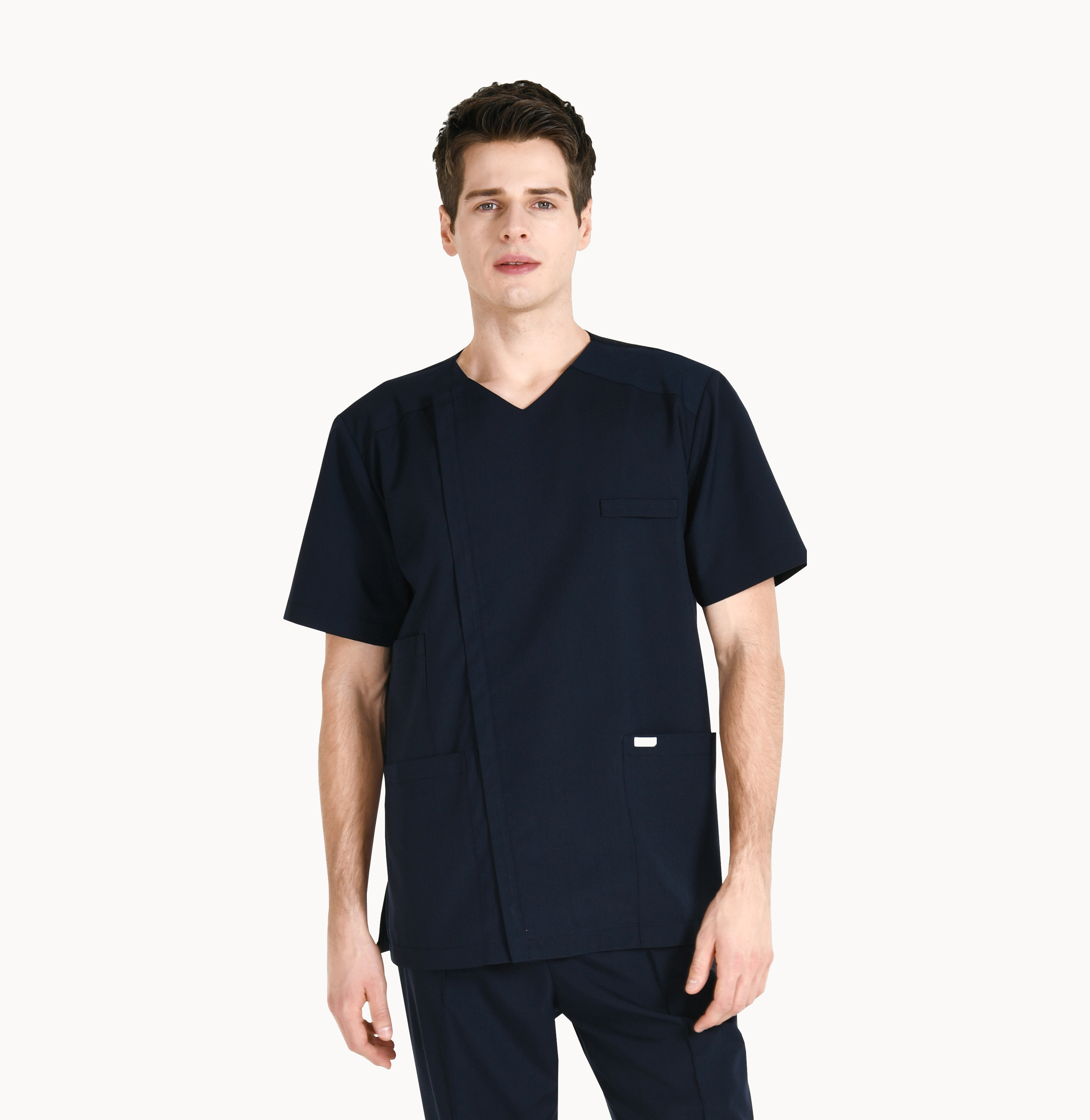 20510 COTTON-LIKE 男款刷手服 深海藍