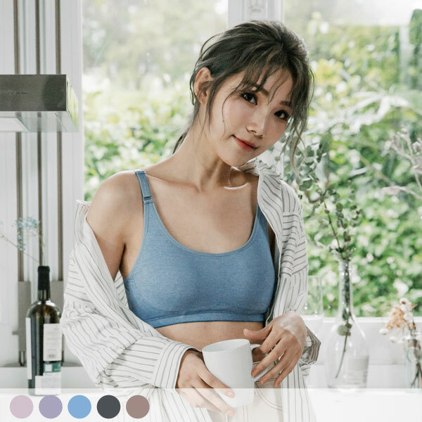 Coffee Yarn Casual Sports Bra (A/B/C/D Cup)