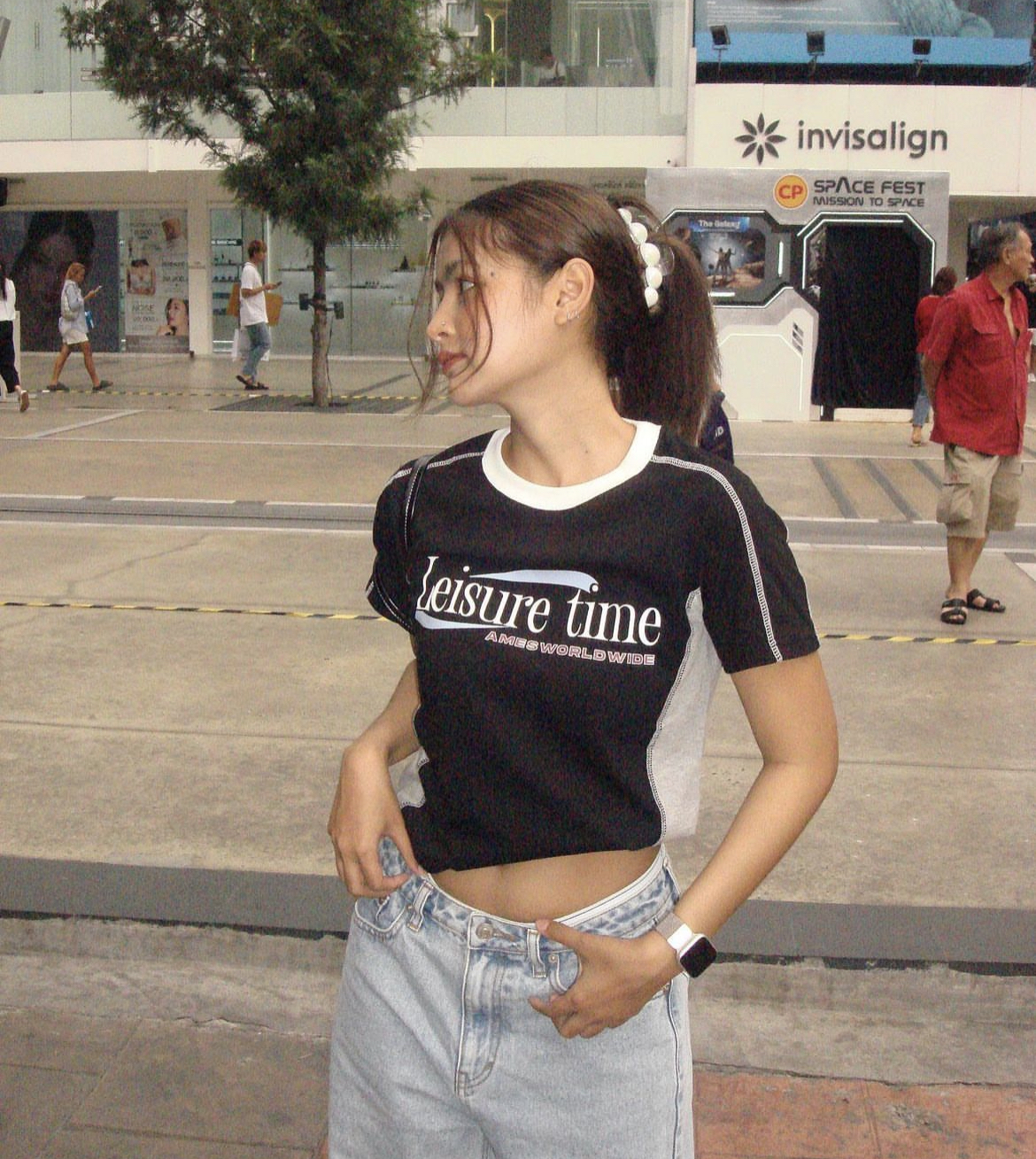 AMES LEISURE TIME TEE BLACK