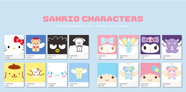PP1032 - Pixie 196pcs - Sanrio - Hello Kitty & Bad b