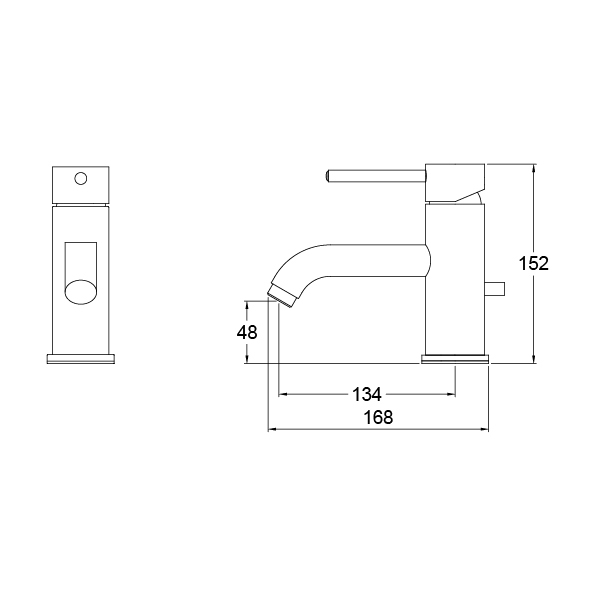 凱撒 單孔面盆龍頭 B224C / BT224C