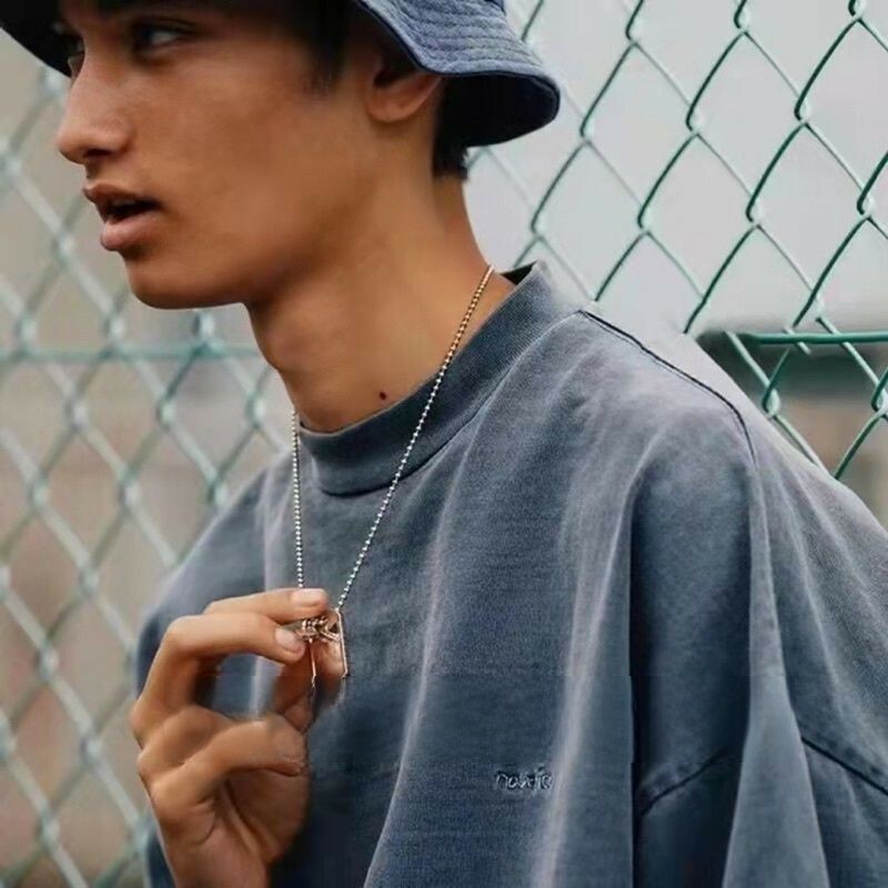 長谷川Nautica 三色水洗刺繡Logo短袖 T恤 短袖 短T