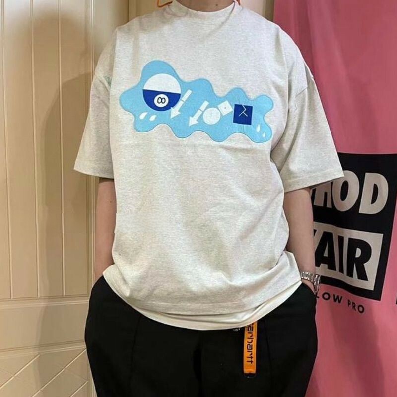 NAUTICA JAPAN × STACKS 藝術家聯名款 長谷川 8號球 短袖T恤