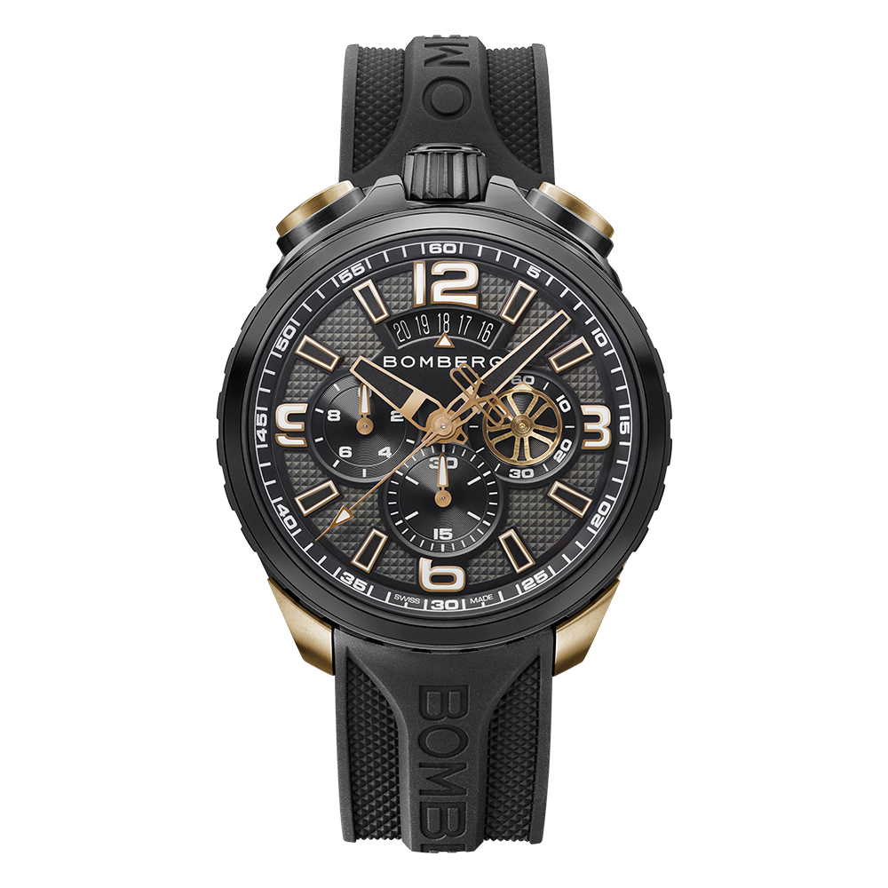 BOLT-68 Heritage 系列 復刻黑金計時碼錶