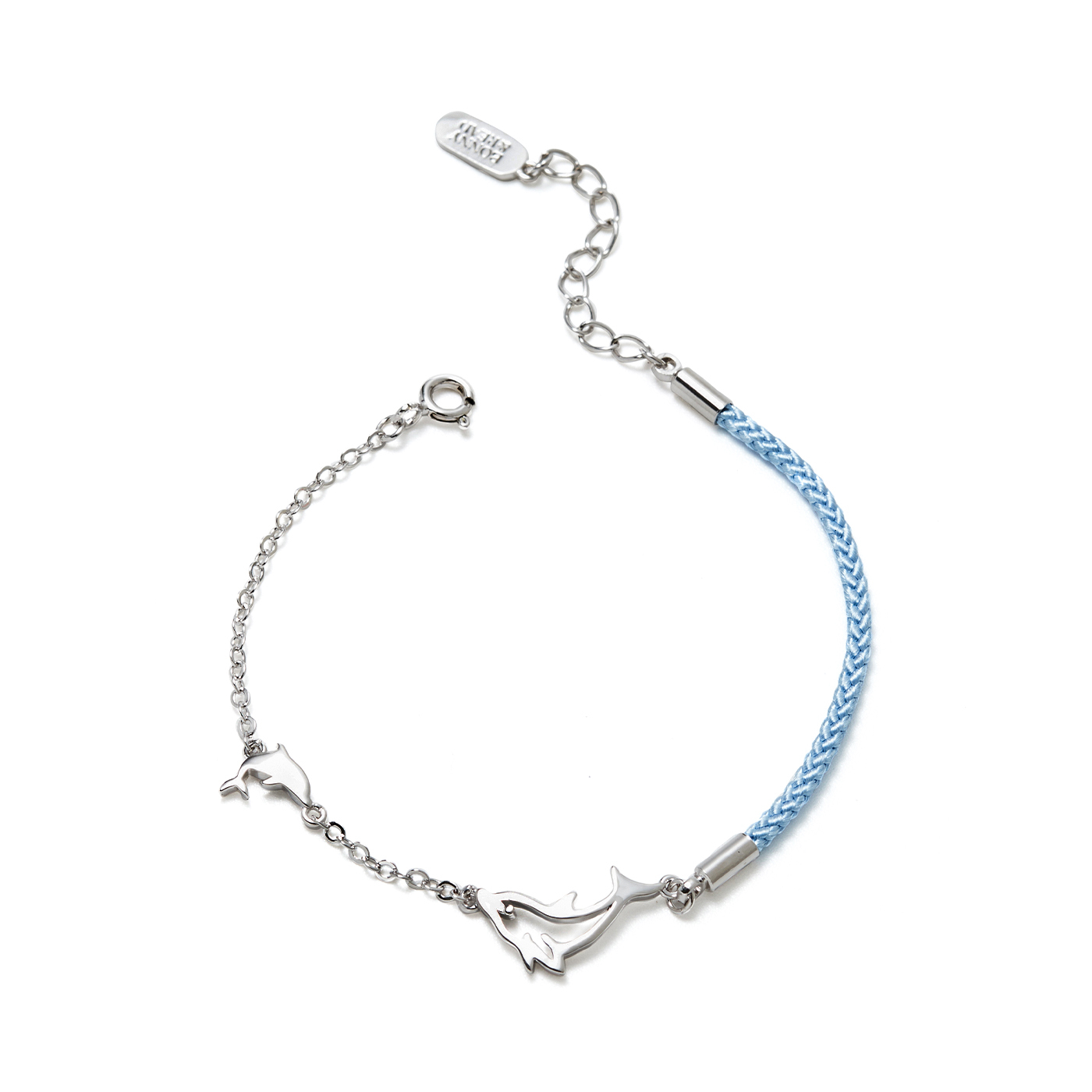 平價飾品,海洋,海豚,編織手鍊