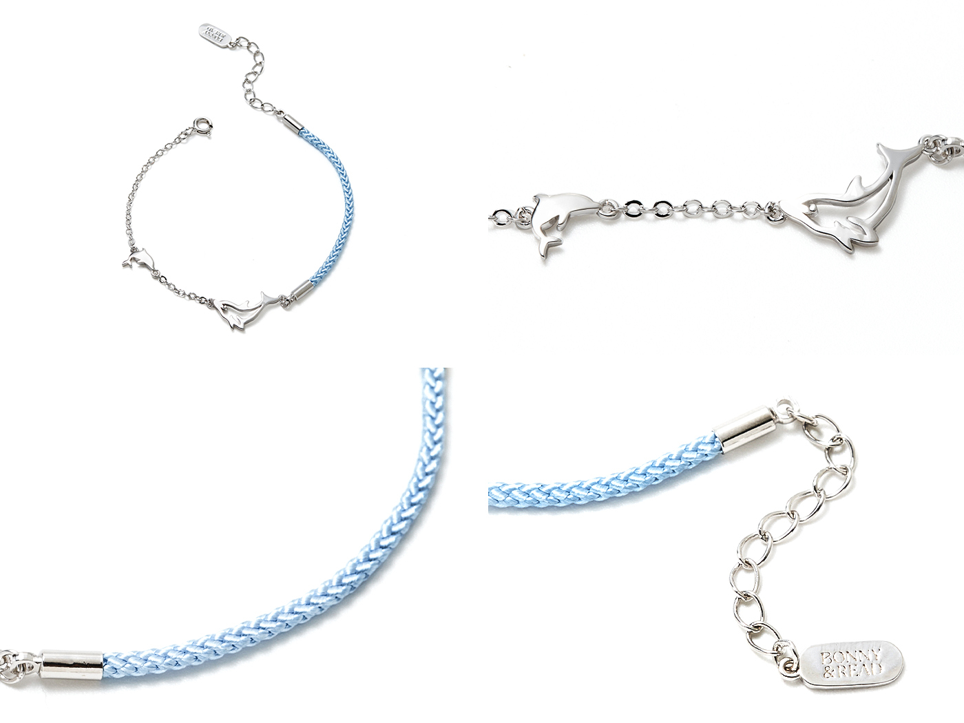 平價飾品,海洋,海豚,編織手鍊