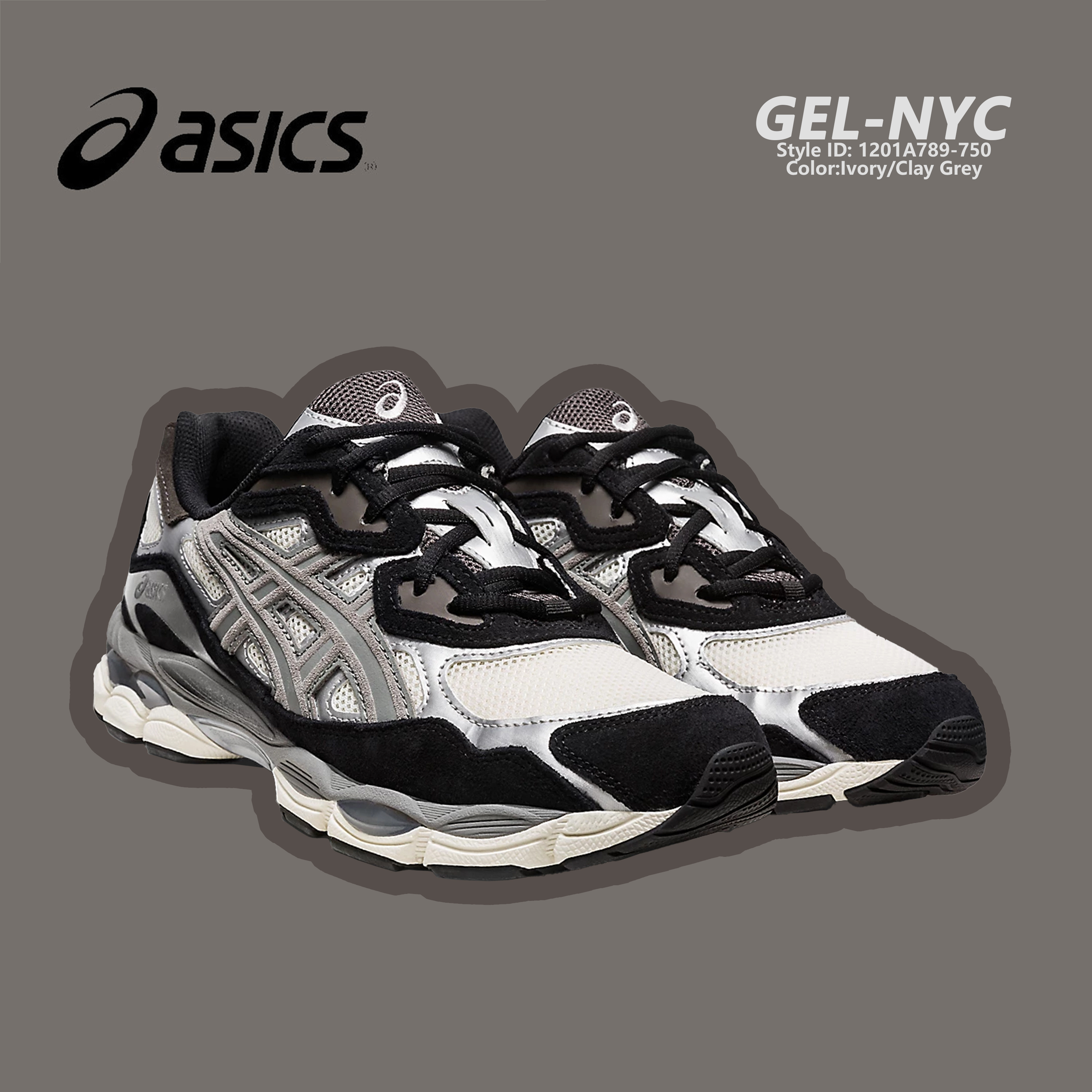 ASICS GEL-NYC / Black Ivory Grey