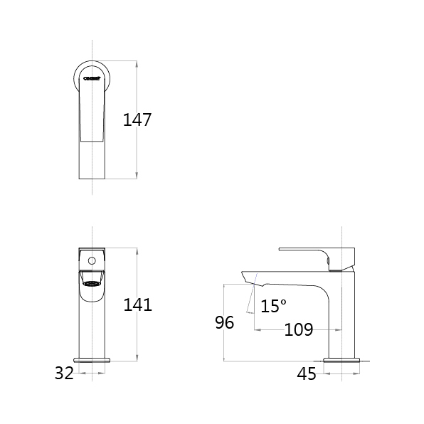 凱撒 陶瓷芯立栓 B060CGT(全配)/BT060CGT
