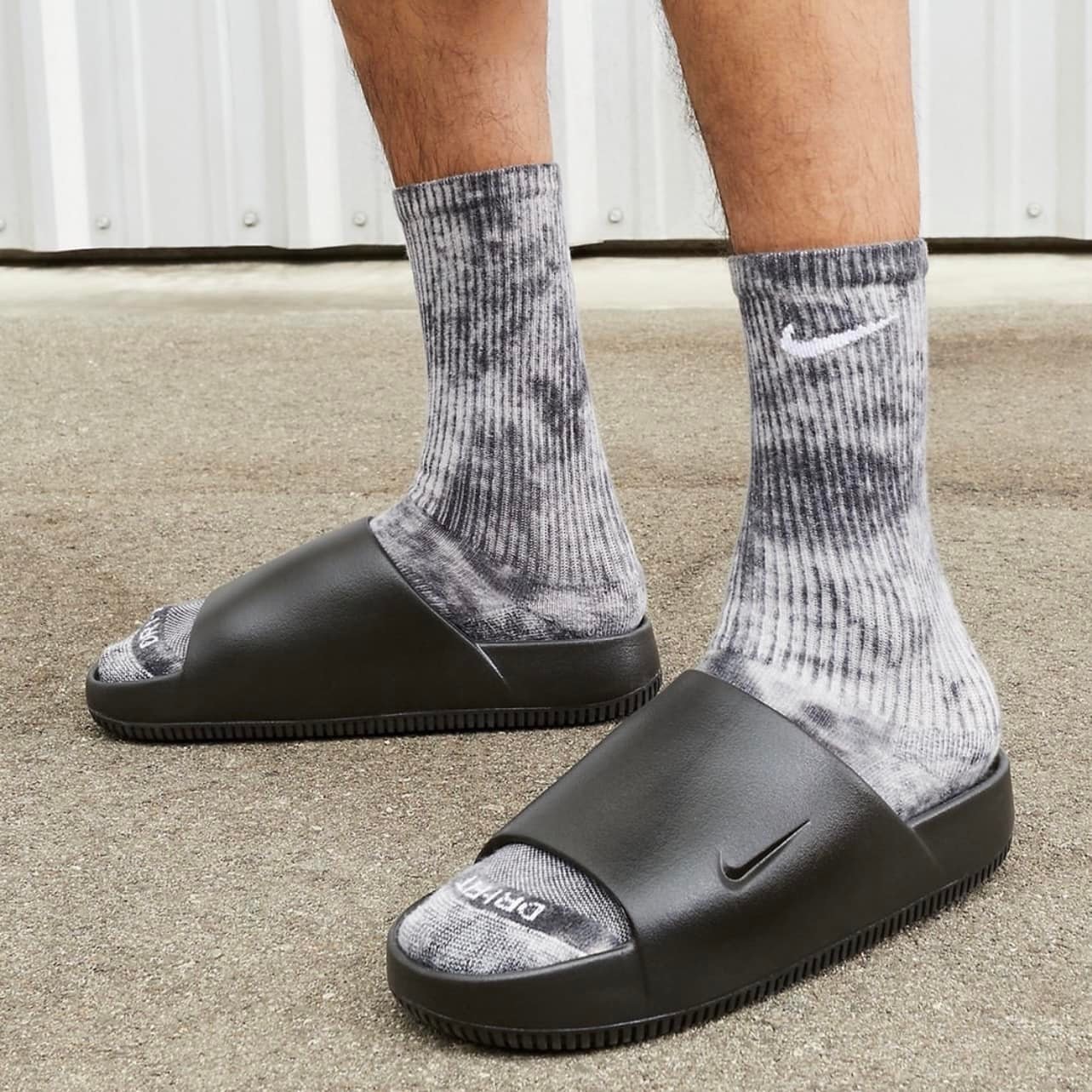 現貨，黑色25cm┃女鞋 NIKE CALM SLIDE 拖鞋