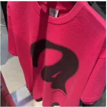 [S] ADLV A STENCIL LOGO SHORT SLEEVE T-SHIRT,PINK, ADLV23SS-SSLASL-PNK (SAV251)