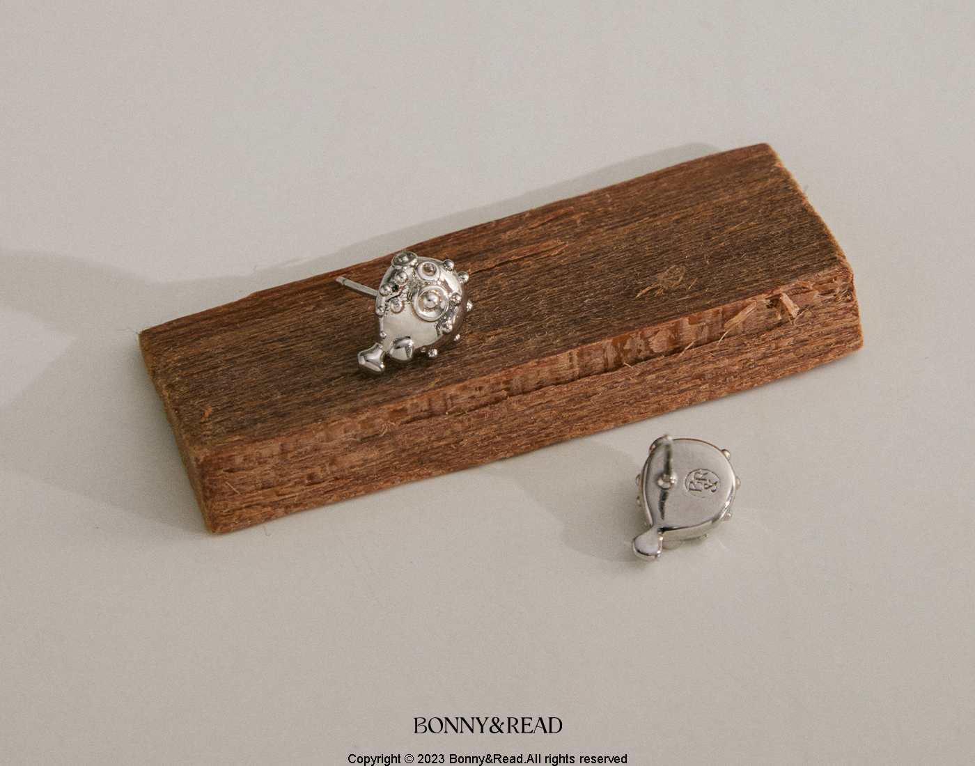 平價飾品,銀針,河豚,耳環