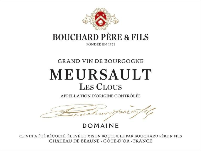 Bouchard Pere & Fils Meursault Les Clous 2022