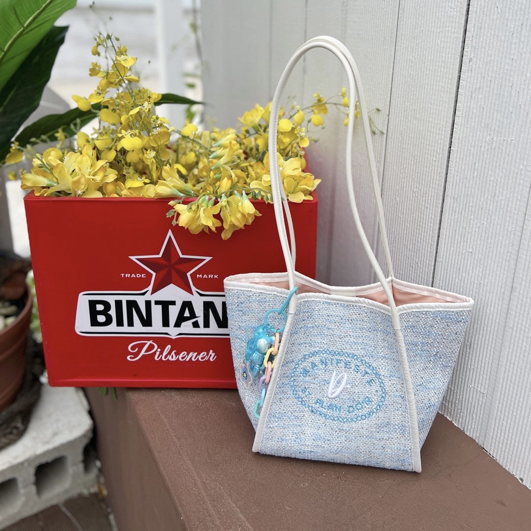 ☀️ ||BA03||夏日休閒風TWEED tote Bag