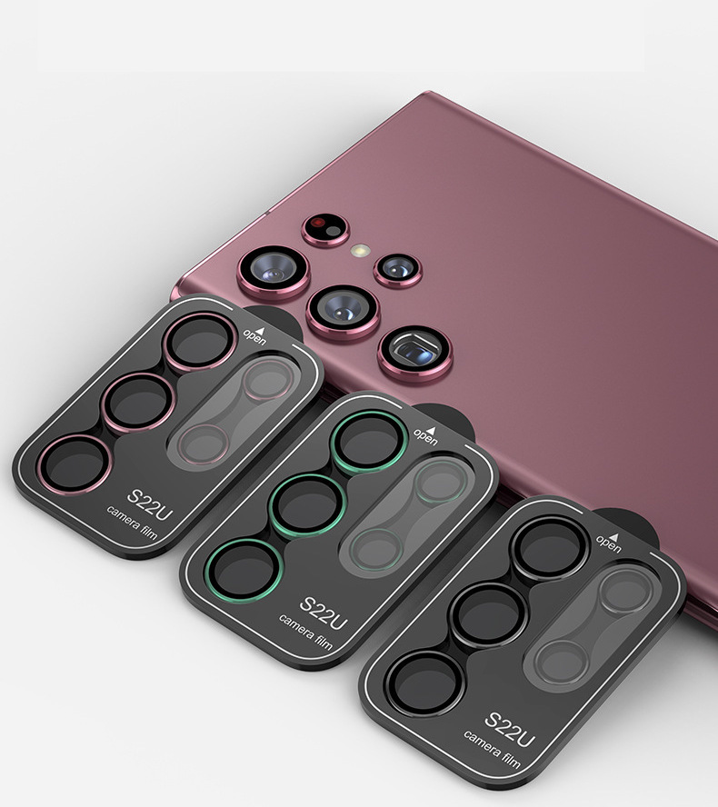 S25系列S24系列S23/S23ultra/S23+/S22ultra【鋁合金玻璃鏡頭保護貼】全新升級款航空鋁合金+康寧玻璃