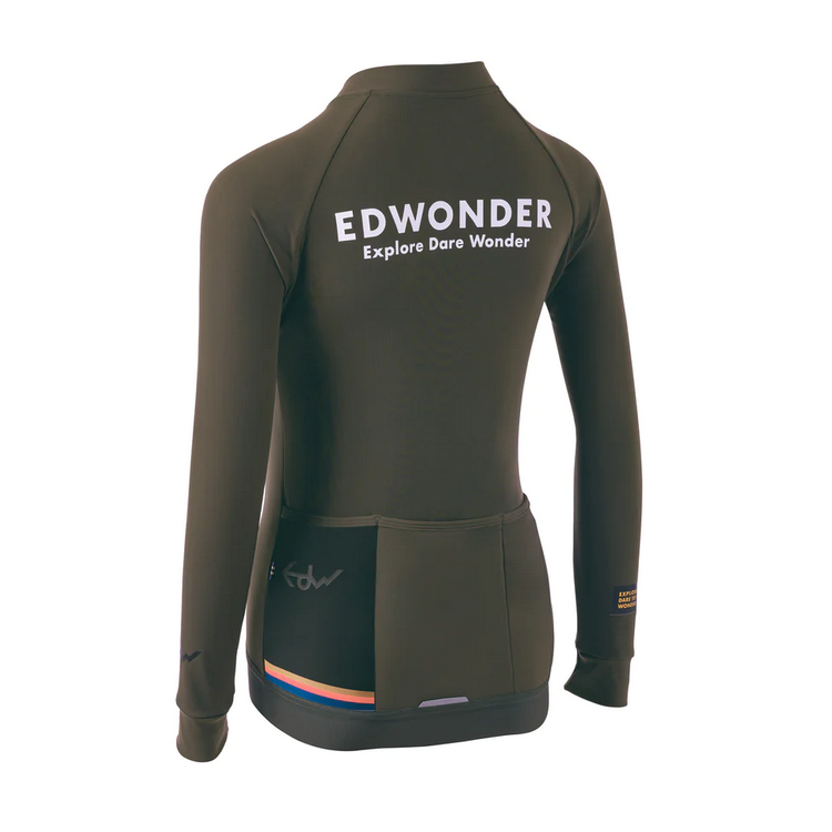 EdWonder EdW Edition Thermal Long Sleeve Jersey - Olive Green (Women)
